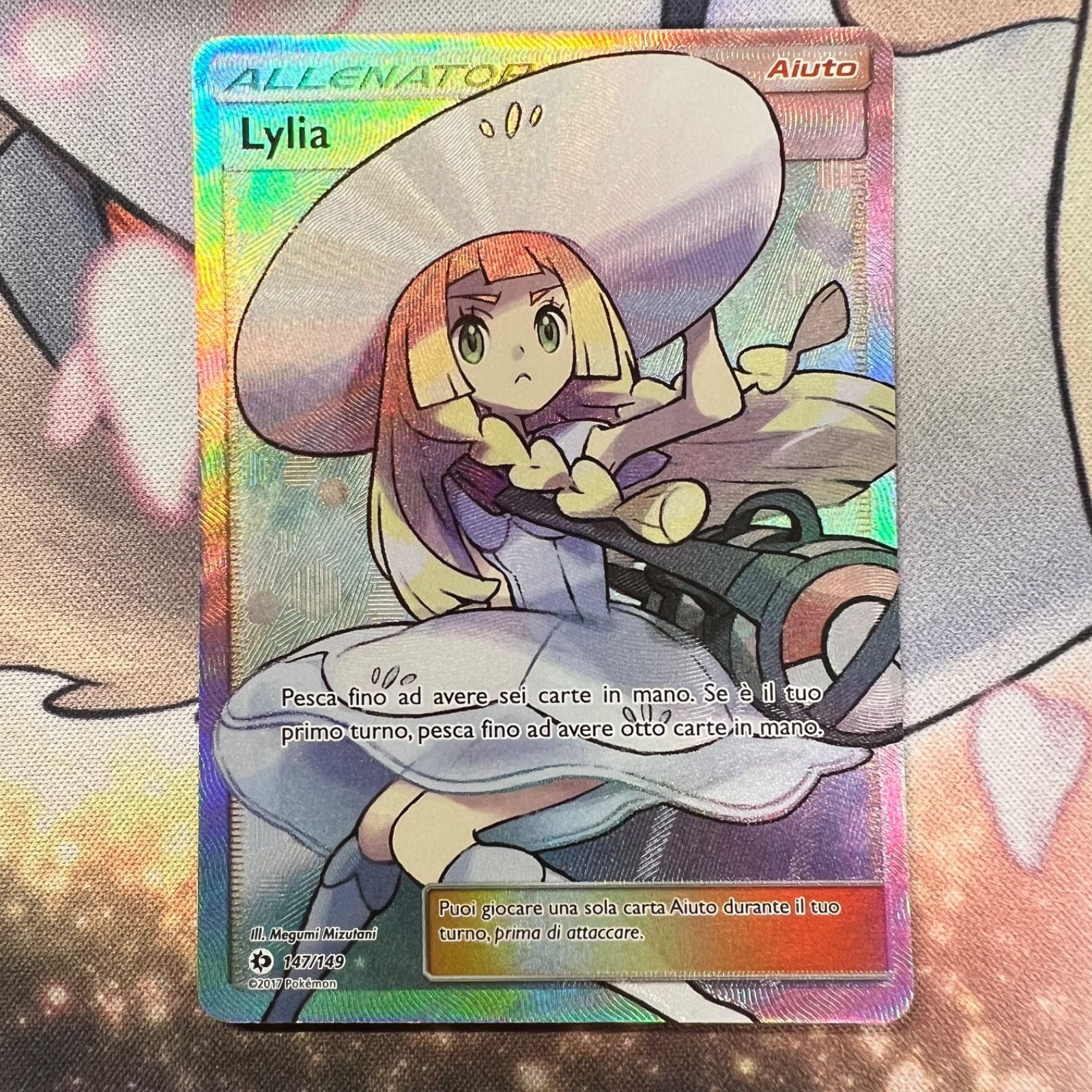ポケモンカードゲーム】イタリア語版 リーリエ SR 海外版 英語版 帽子