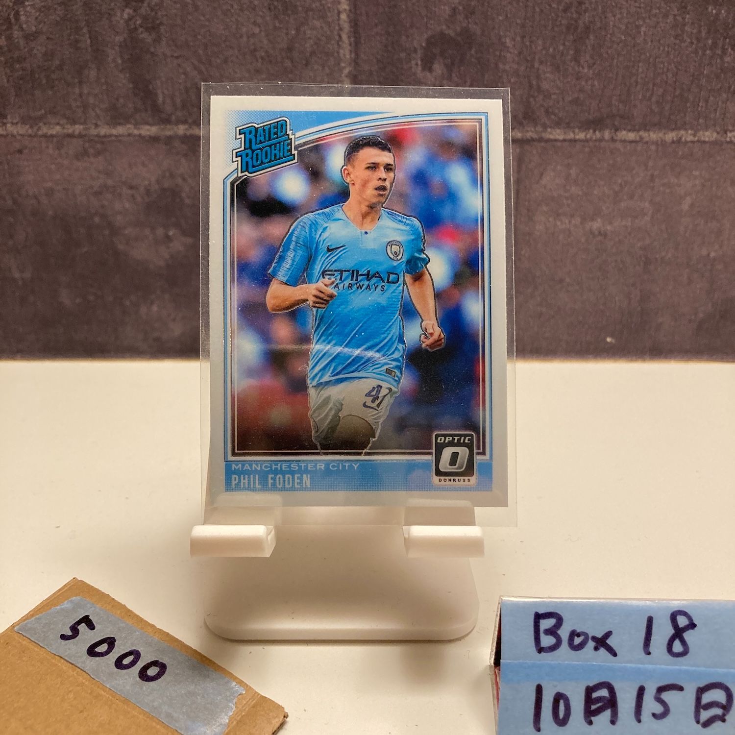 2018-19 Panini Donruss Optic Phil Foden Manchester City Rated RC
