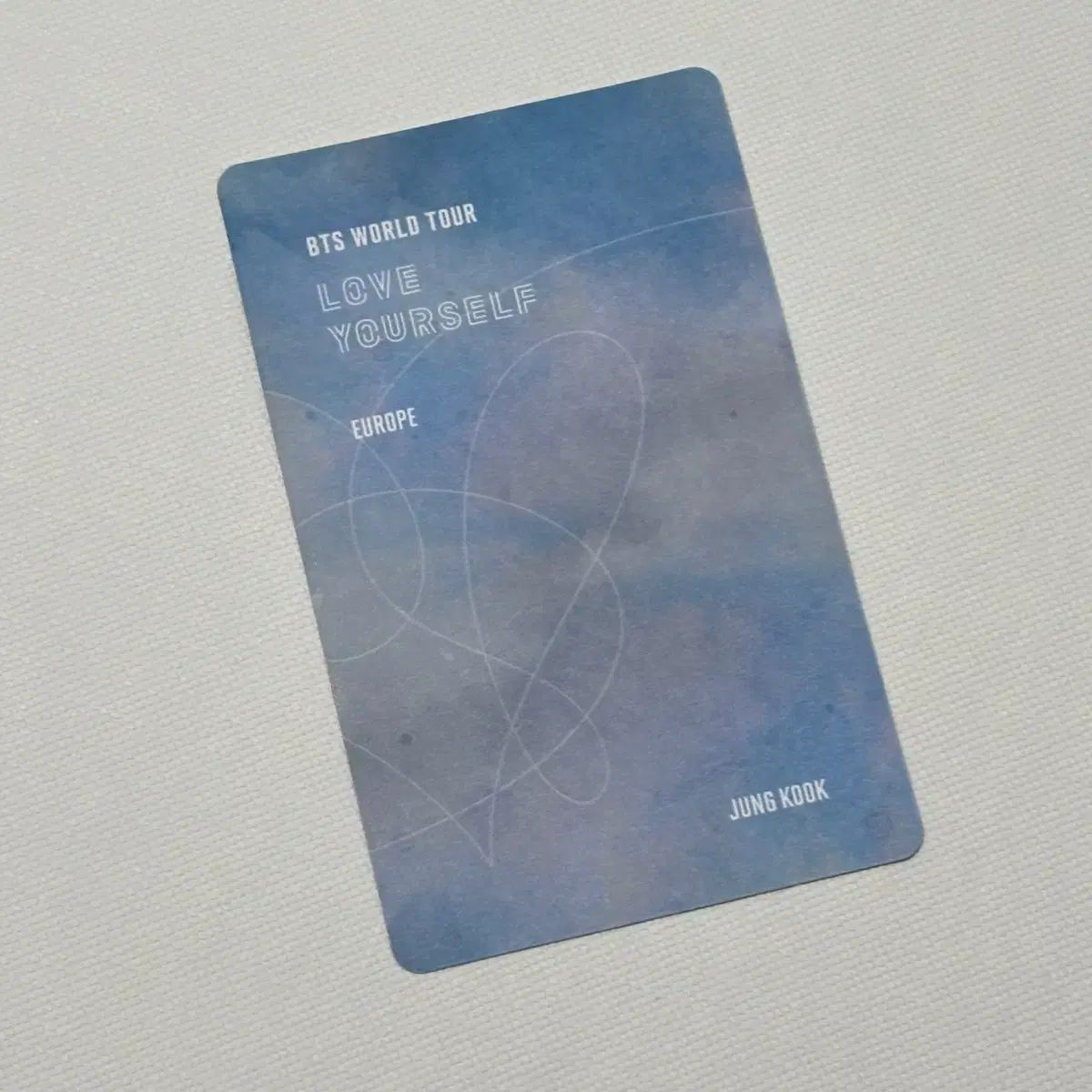  BTS ジョングク LOVE YOURSELF ヨーロッパ DVD トレカ その他 タレントグッズ