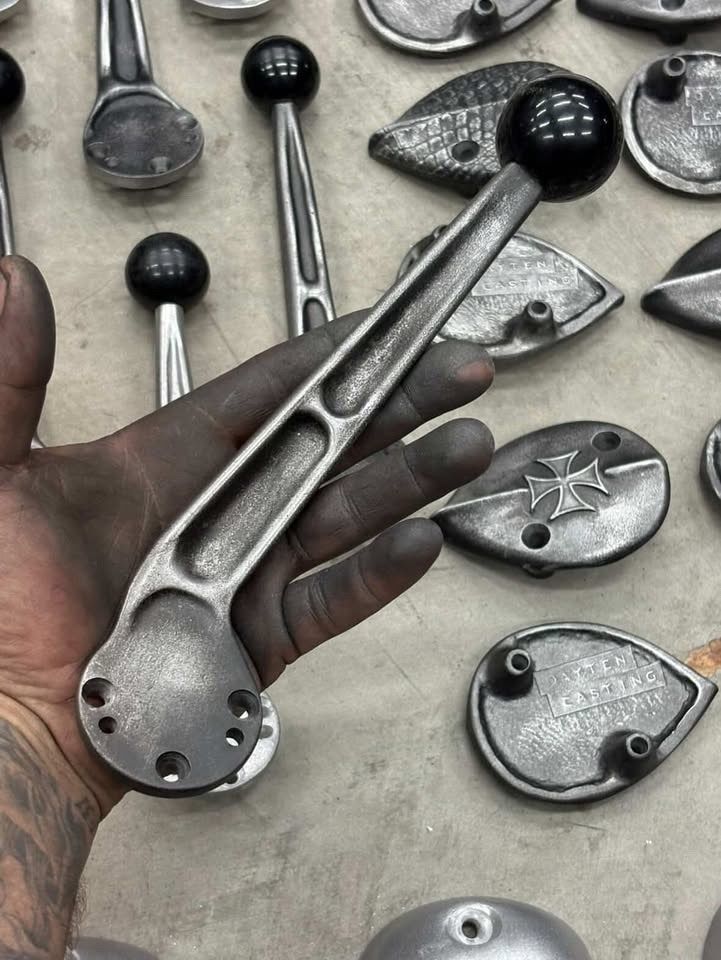 DaytenCasting デイテンキャスティング ビンテージハーレー ジョッキシフト シフター ラチェットトップ アングル パティーナ シフトノブ ショベル パンヘッド アーリーショベル その他 パーツ バイク