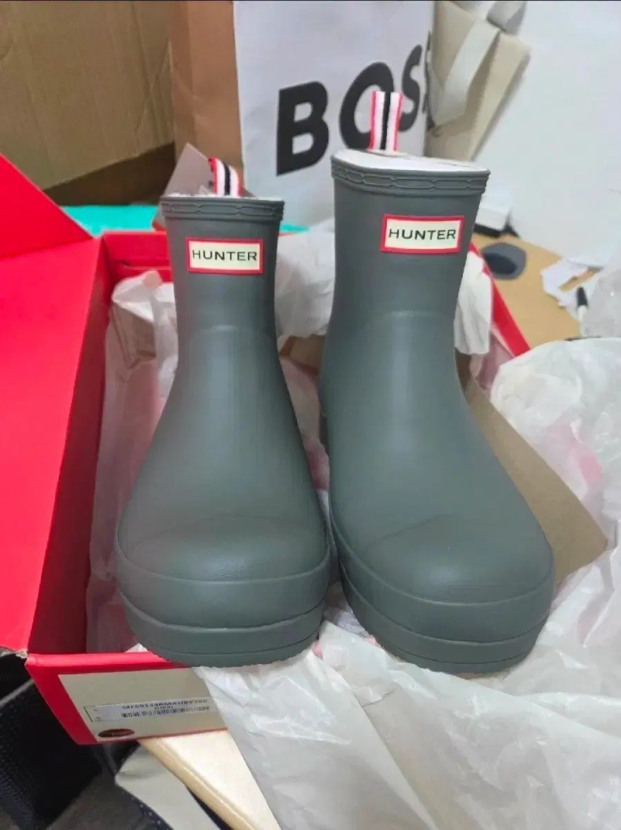 ハンター プレイ ショート シェルパ アーバン グレー 280 新品