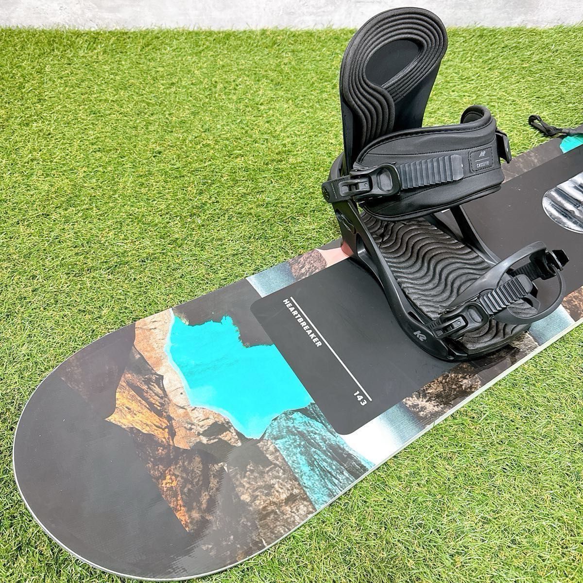 スノーボード スノボ セット 板 RIDE HEARTBREAKER 143cm