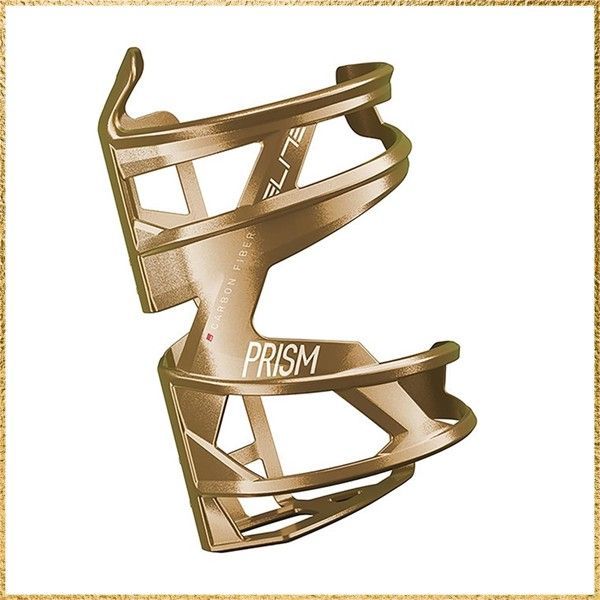 彡 でお届け 彡 ELITE エリート PRISM プリズム メタル カーボンボトルケージ ゴールドメタル