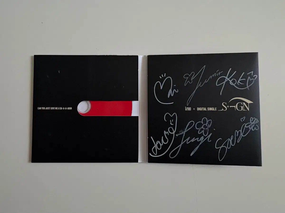 izna デジタルシングル SIGN サイン入り アルバム