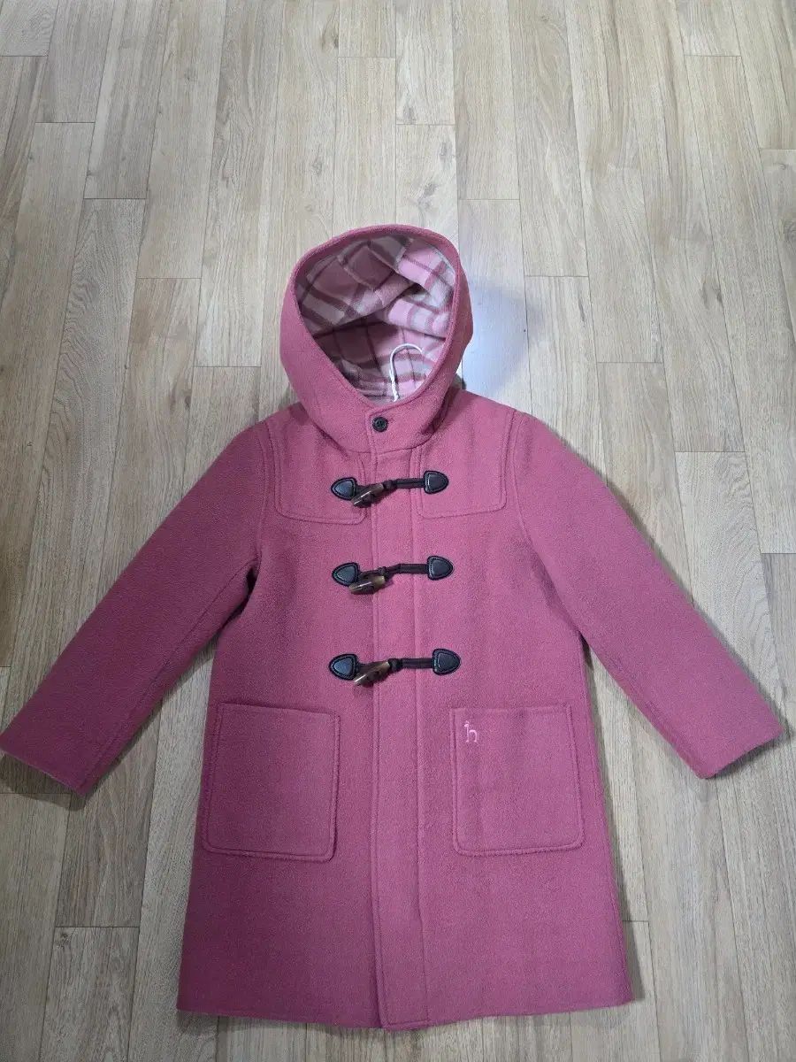 HAZZYS キッズ ピンク色 ダッフルコート