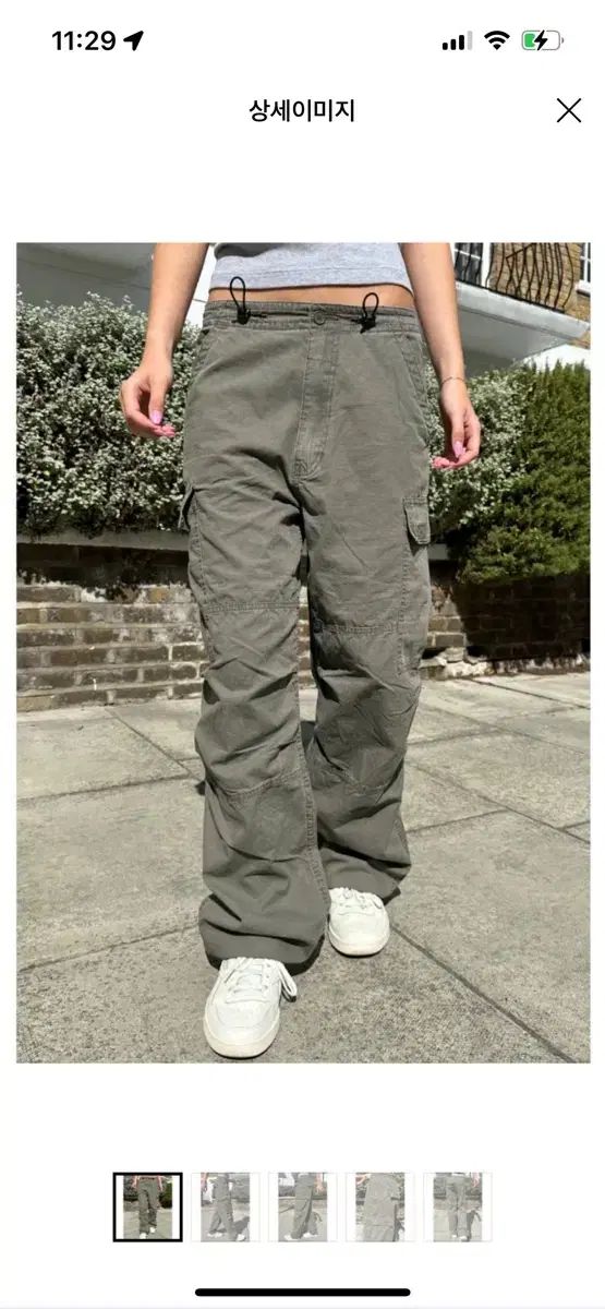 ブランディー メルビル カーキ色 カーゴパンツ