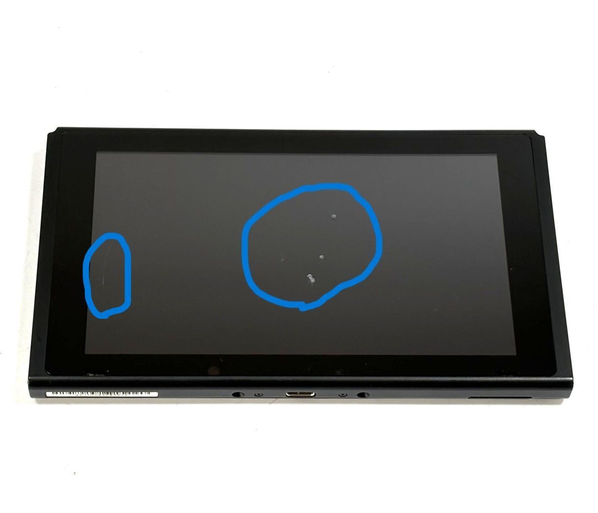 ワケあり特価】Switch 本体 2021年製 動作OK 画面キズ大 バッテリー