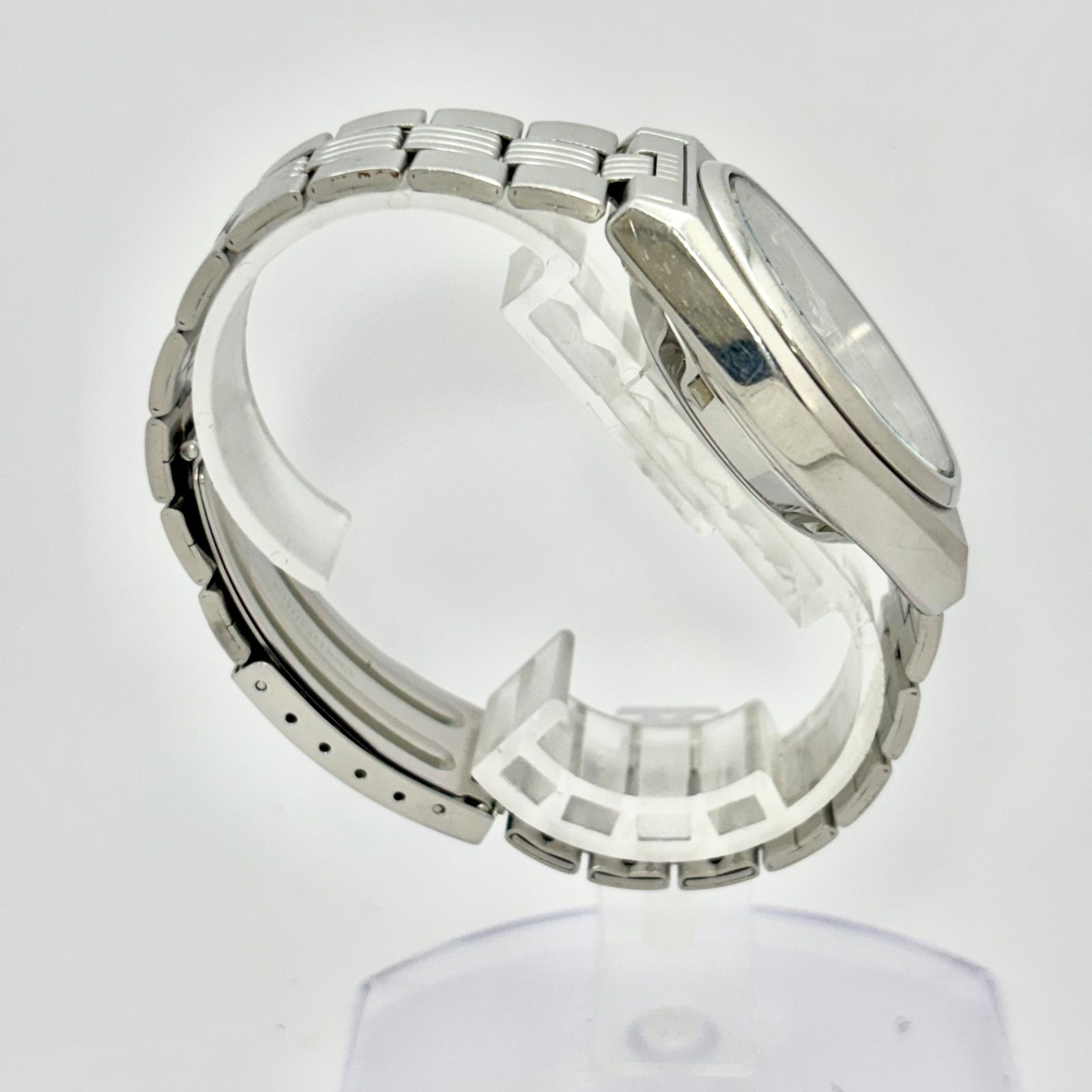  稼働 SEIKO5 セイコー5 機械式 自動巻き メンズ 腕時計 デイデイト 裏スケ 7S26 0570 純正ベルト デイリー使い 自動巻き時計 腕時計(アナログ)