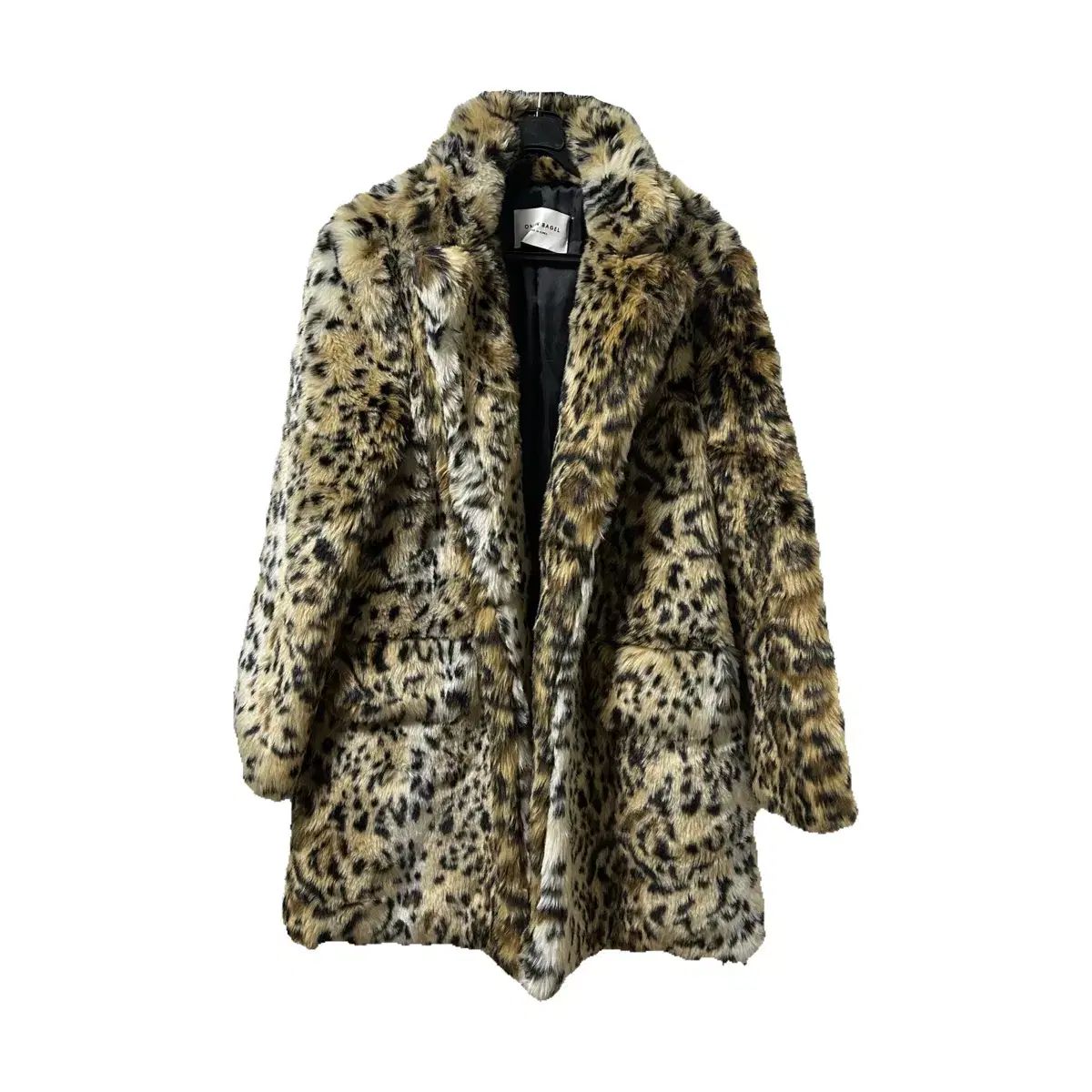 割引 レオパード ヒョウ柄 フェイク ファー ジャケット