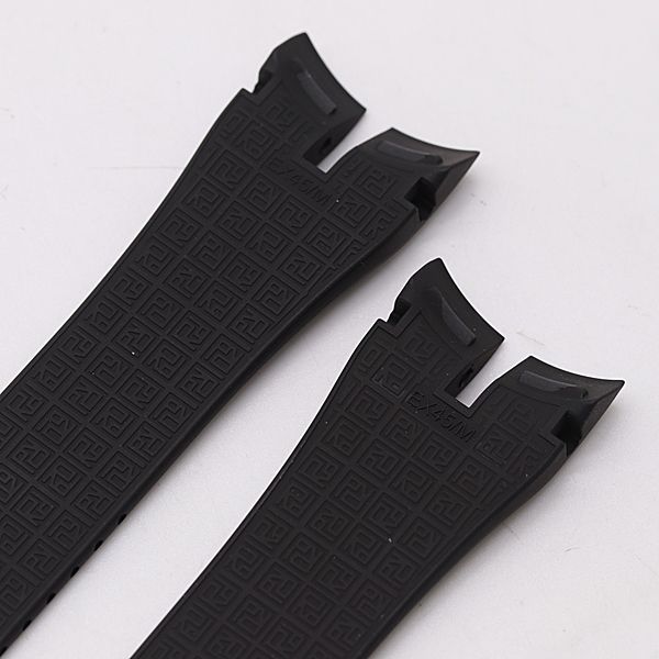 良品 ロジェデュブイ 純正ベルト ラバー ブラックカラー 22mm用 メンズ