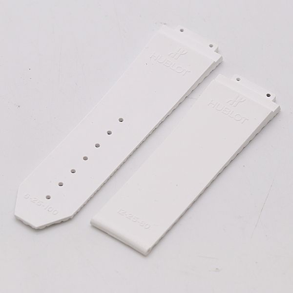 ウブロ 12 25 80 6 100 ベルト ラバー ホワイト mm用 メンズ腕時計 2000000 NSK MST