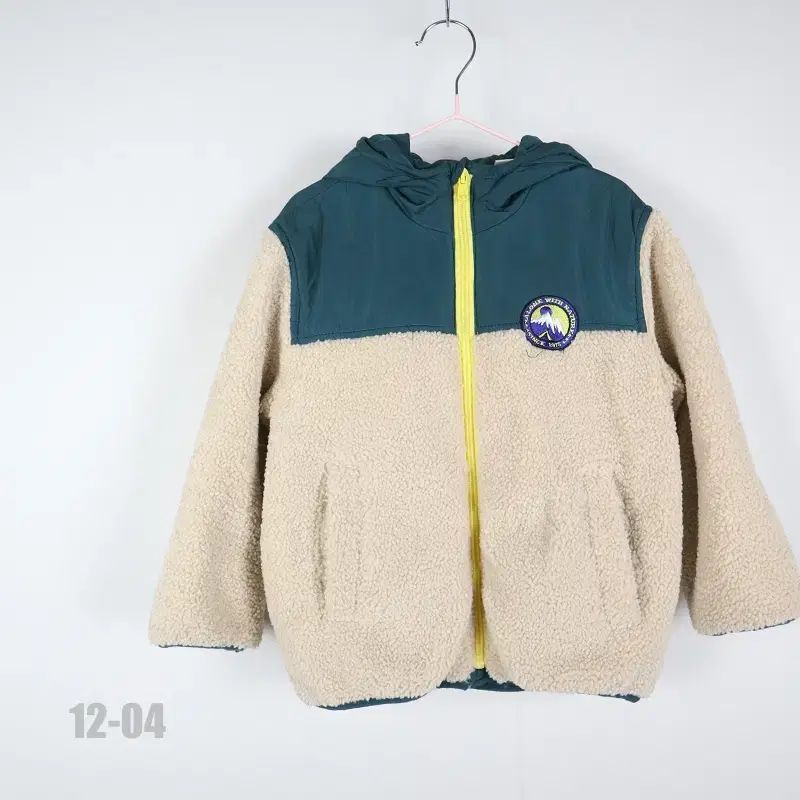 2504 ザラキッズ/男の子/ボアジップアップ/110