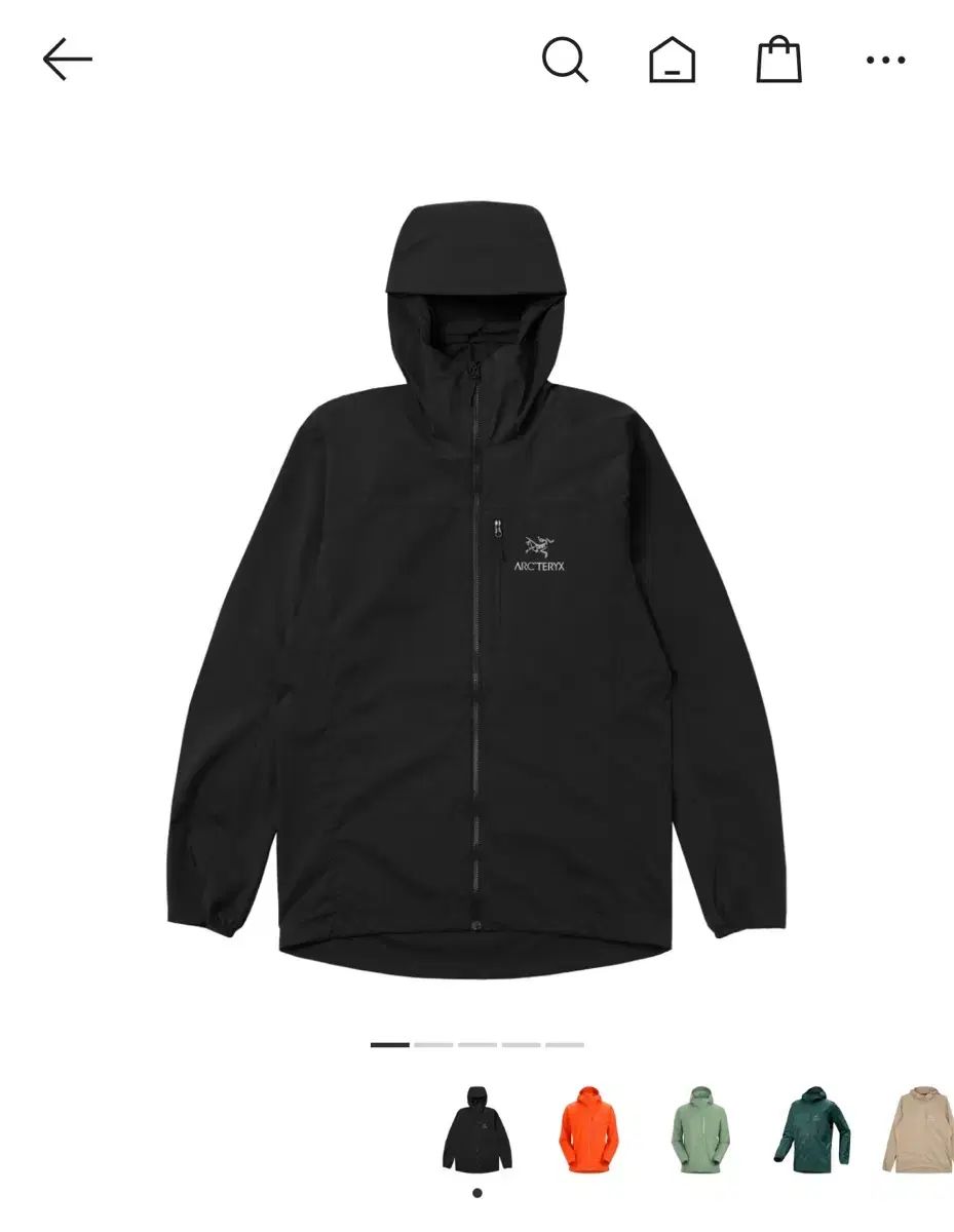 ARC TERYX スコーミッシュ フーディ ブラック S