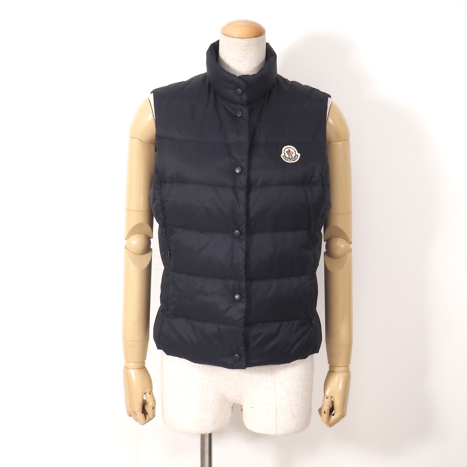 モンクレール MONCLER GHANA ダウンベスト 1 ネイビー レディース 5-DK 182