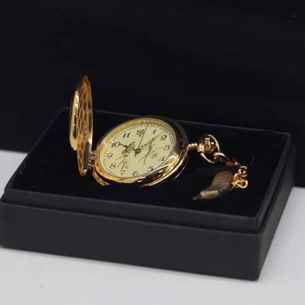 長嶋茂雄・松井秀喜　国民栄誉賞受賞記念　懐中時計 APPROVED 箱付 QZ 長嶋茂雄 松井秀喜 国民栄誉賞受賞記念 アイボリー