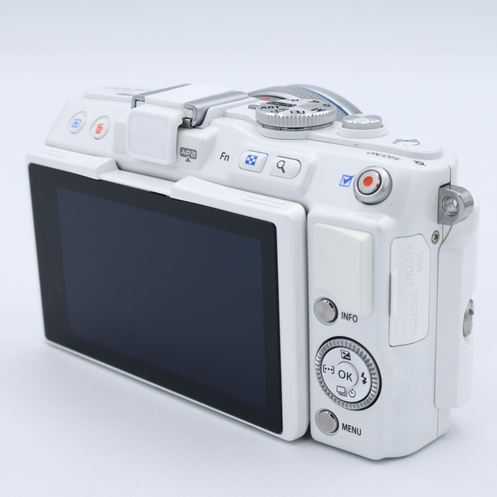 シャッター回数：206回】OLYMPUS オリンパス ミラーレス一眼 PEN Lite