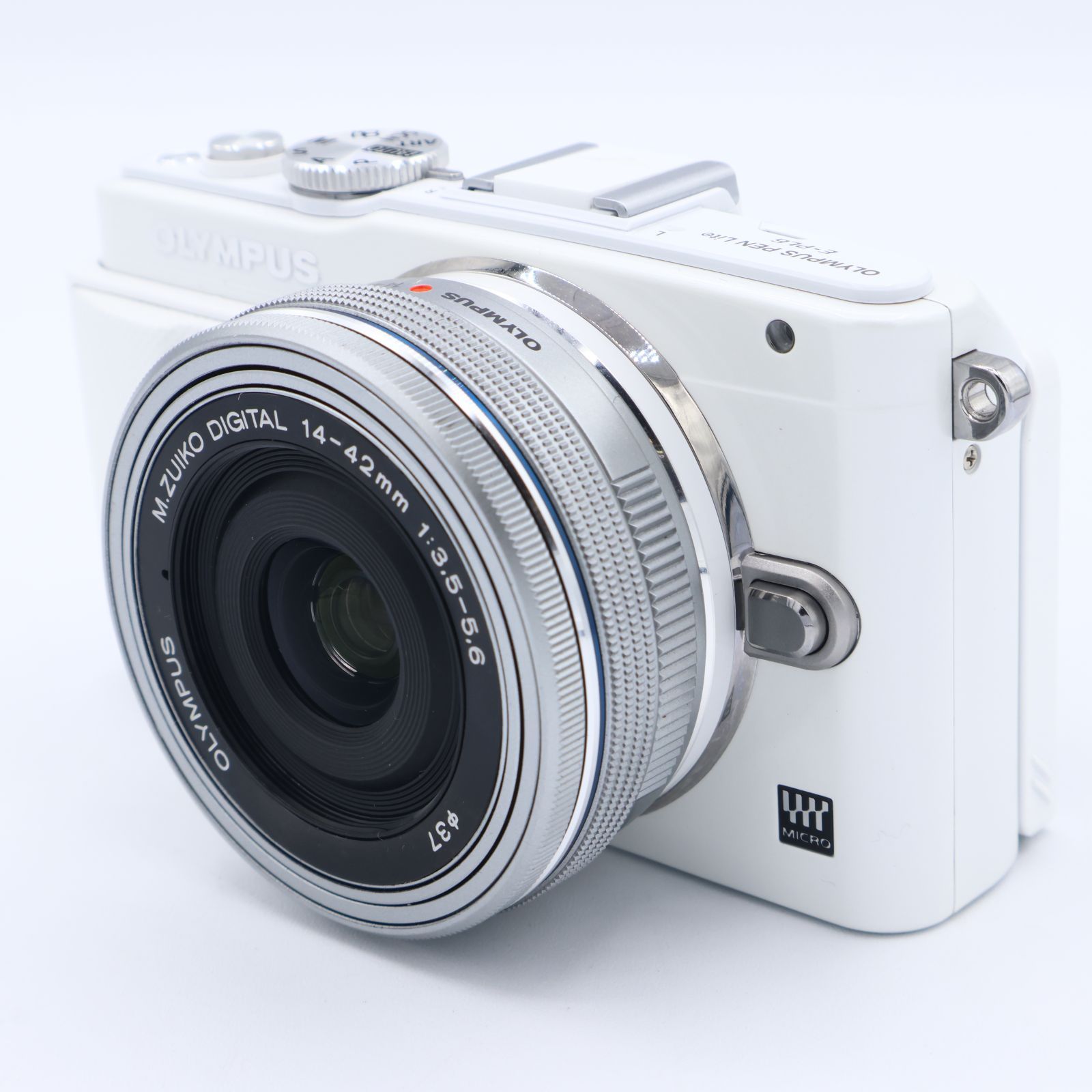 シャッター回数：206回】OLYMPUS オリンパス ミラーレス一眼 PEN Lite