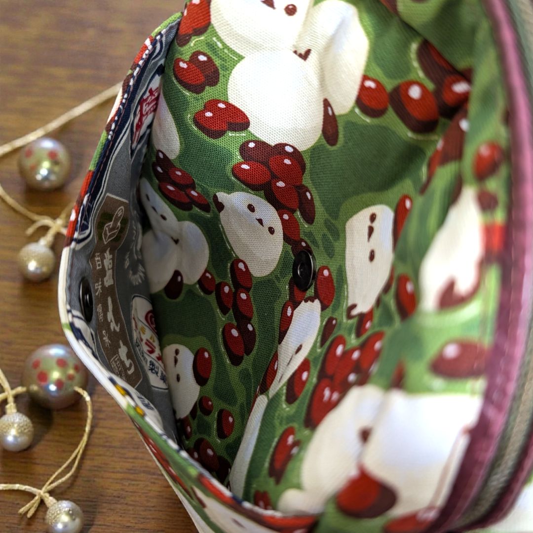 ショルダーバッグ 抹茶ぜんざい 白玉 シマエナガ 和風 - メルカリ