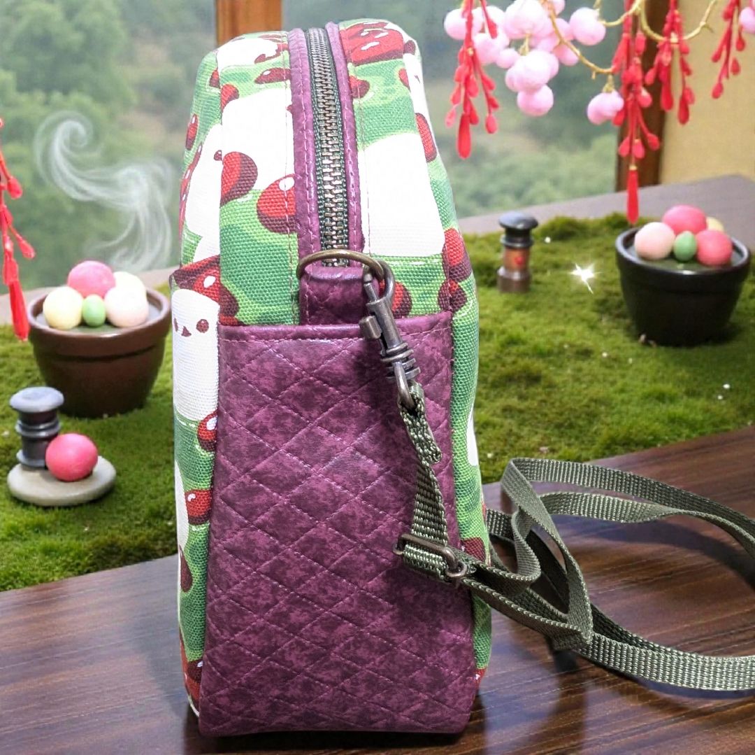 ショルダーバッグ 抹茶ぜんざい 白玉 シマエナガ 和風 - メルカリ