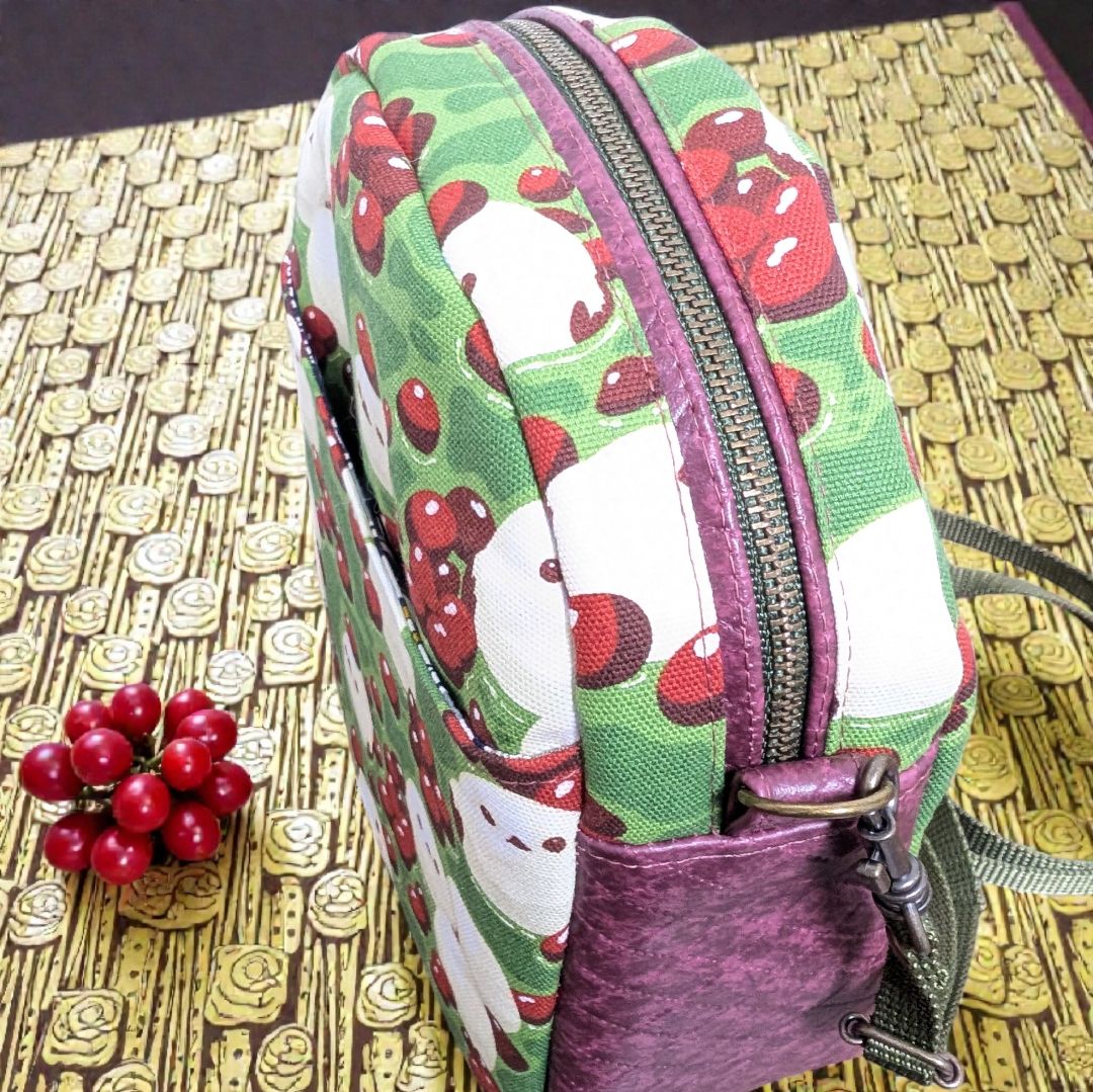 ショルダーバッグ 抹茶ぜんざい 白玉 シマエナガ 和風 - メルカリ