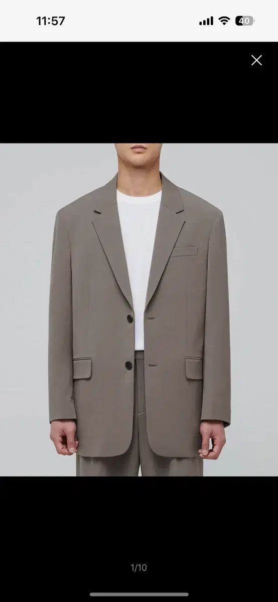 MUSINSA ムシンサ オーバーサイズ ブレーザー ダスティベージュ M