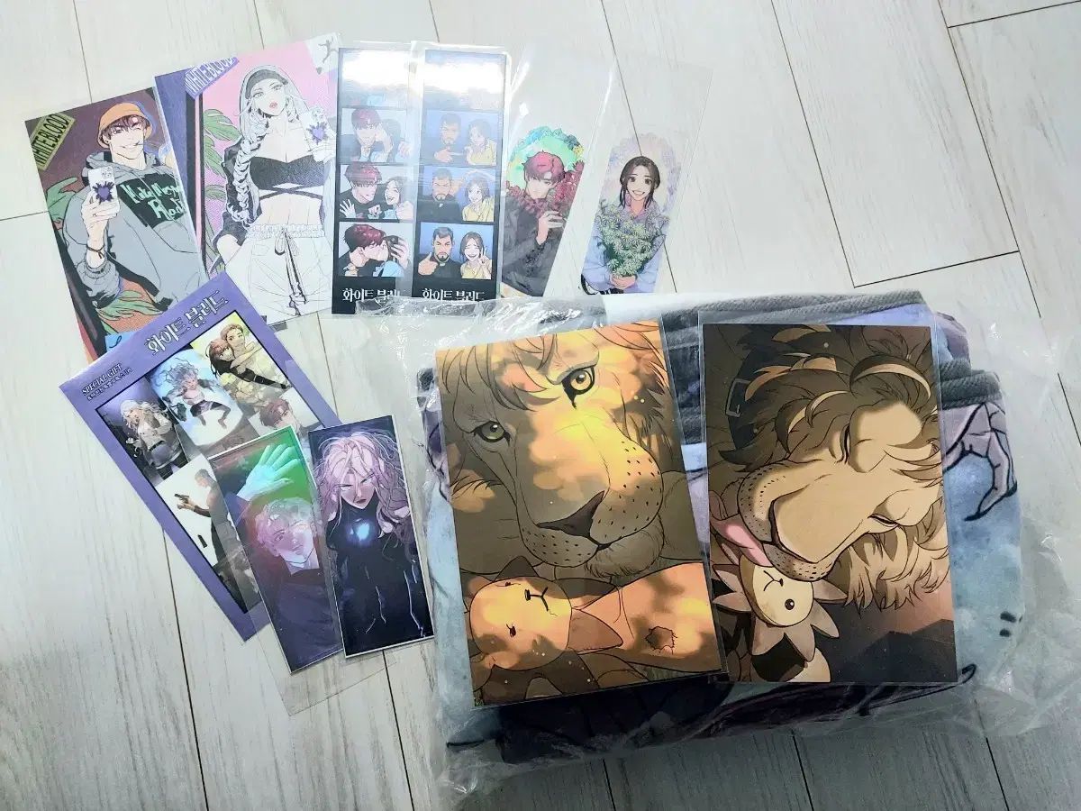 ウェブトゥーン 白 DARK BLOOD 特典 サイン入り ブランケット