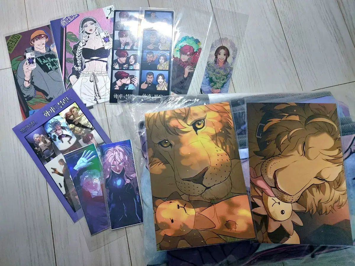 ウェブトゥーン 白 DARK BLOOD 特典 サイン入り ブランケット