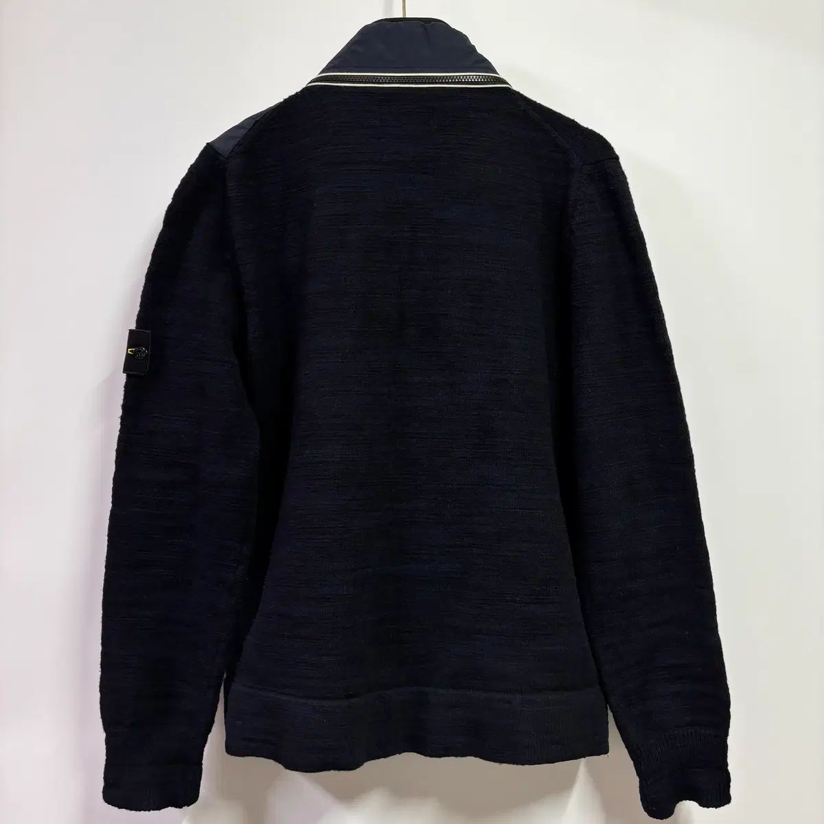 XL ストーンアイランド ワッペン ニット ジップアップ