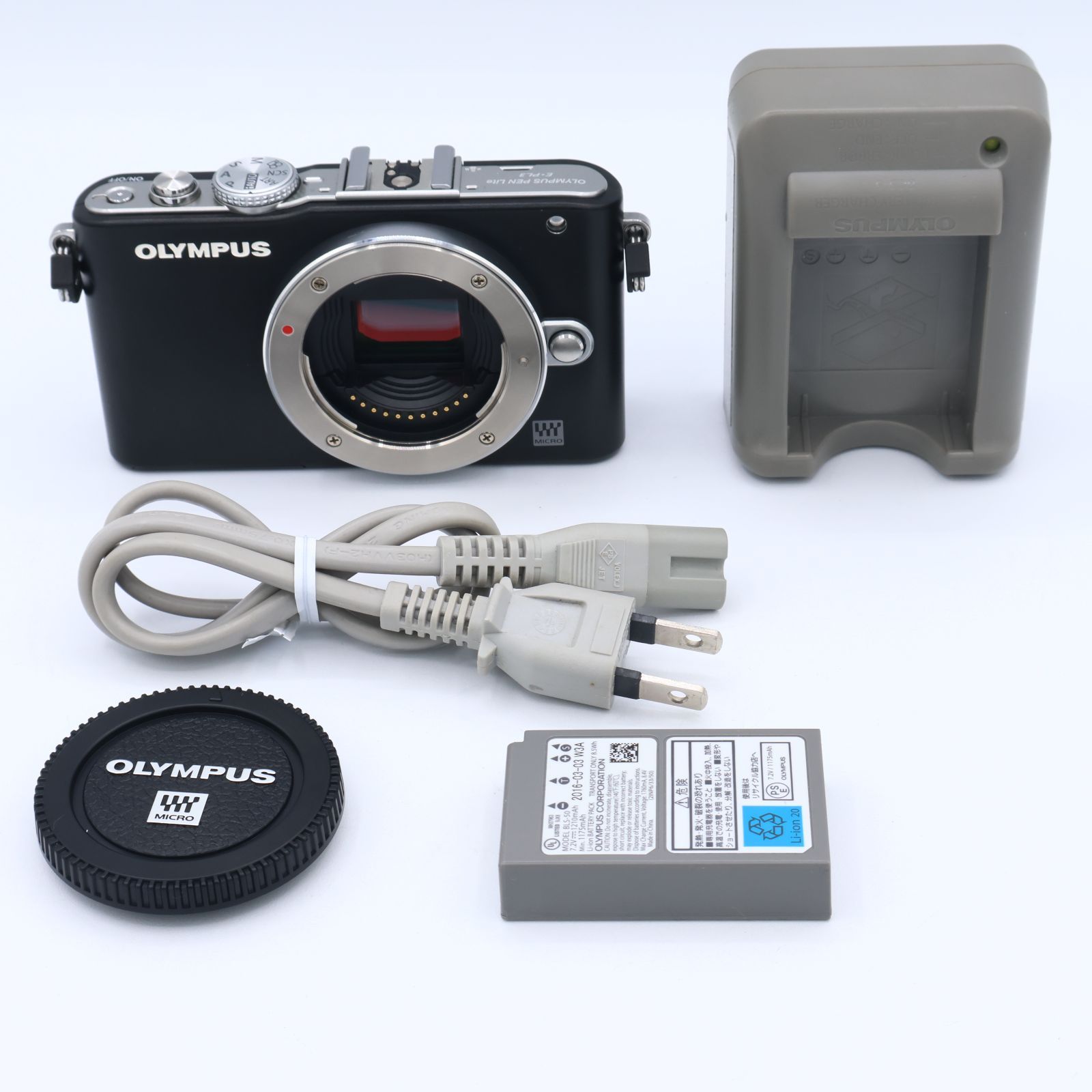 シャッター回数：5342回】OLYMPUS オリンパス ミラーレス一眼 PEN Lite