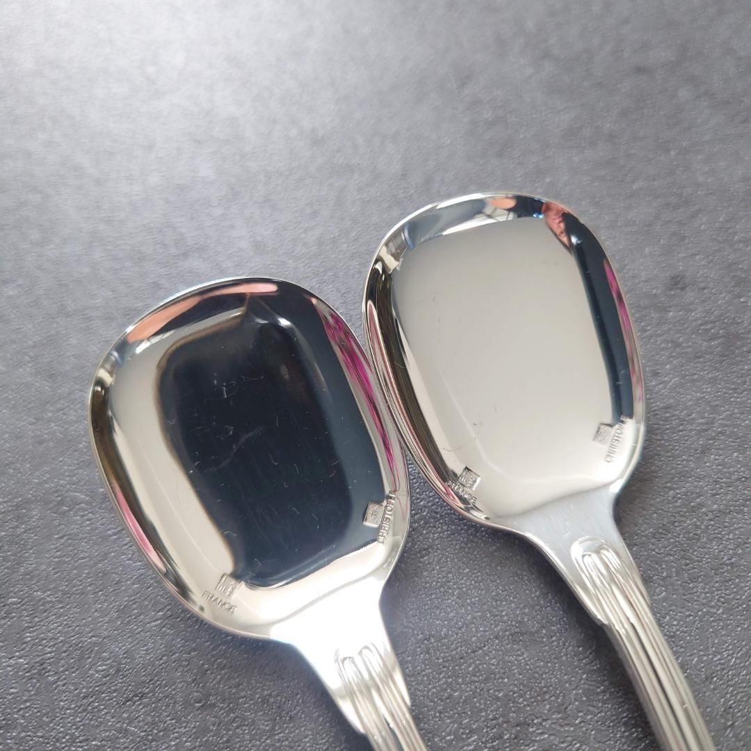 極希少 美品 クリストフル シノン アイスクリームスプーン 2点 - メルカリ