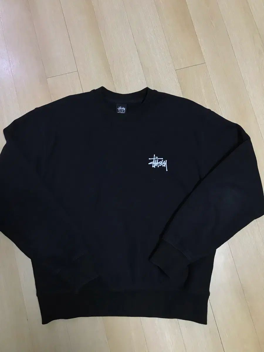STUSSY ベーシック ブラック スウェット M