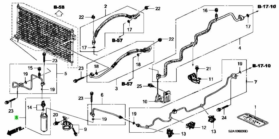 HONDA ホンダ 純正 新品 未使用 S2000 AP1 AP2 エアコン レシーバー