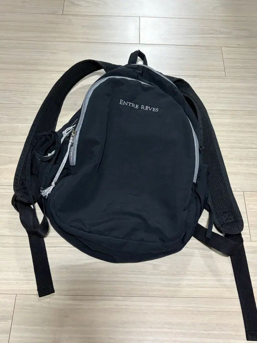 Entre reves アント レーヴ fruity mellow シェル バックパック ブラック ライトピンク 合わせフルセット