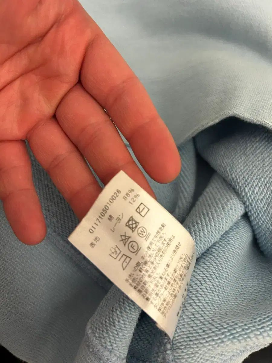 17 SS VISVIM ビズビム ジャンボ クルー スウェット ブルー 3 サイズ