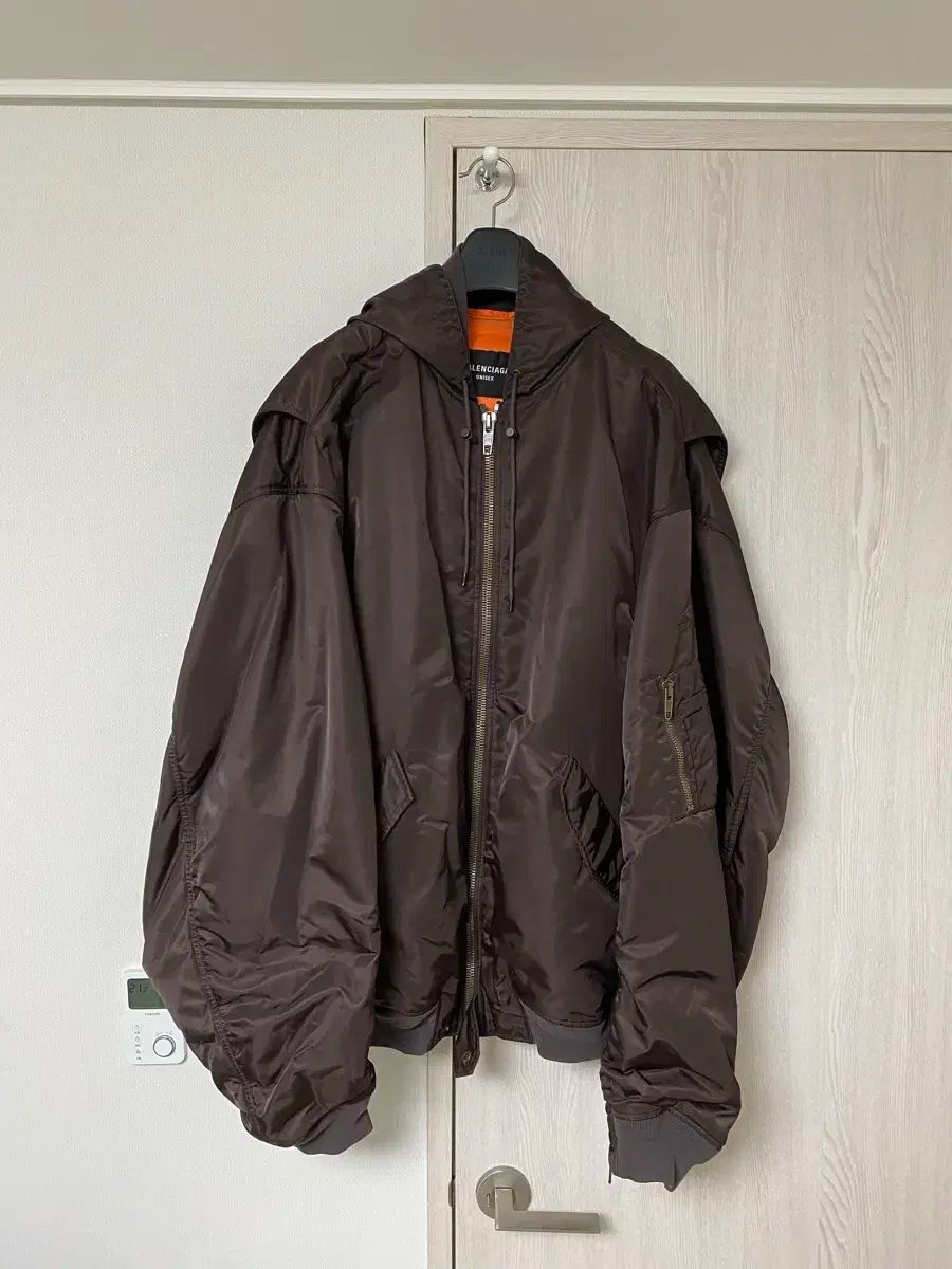 5 バレンシアガ 3 Bブルゾン ブラウン ジャケット