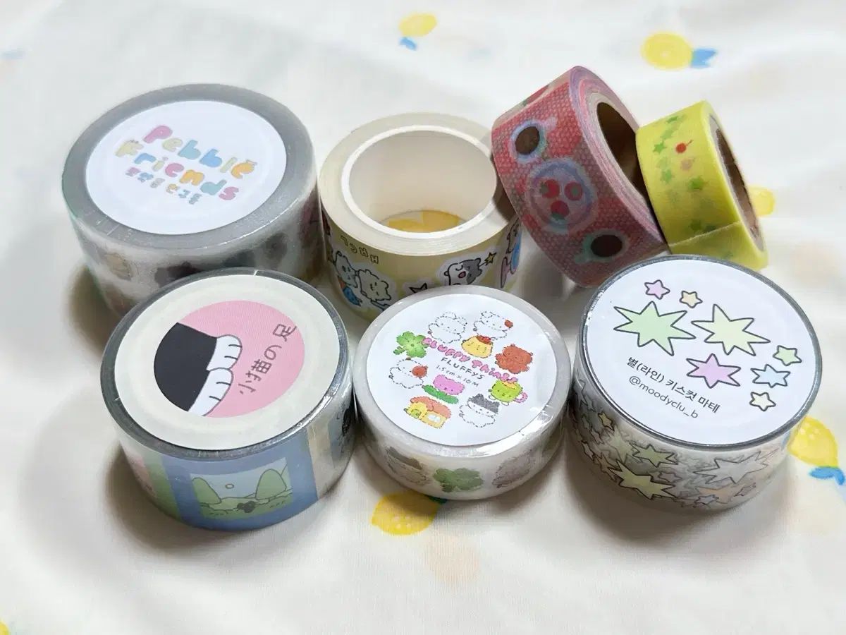 ウイ フラッフィーシングス スス キスカット マスキングテープ ステッカー シールステッカー まとめ