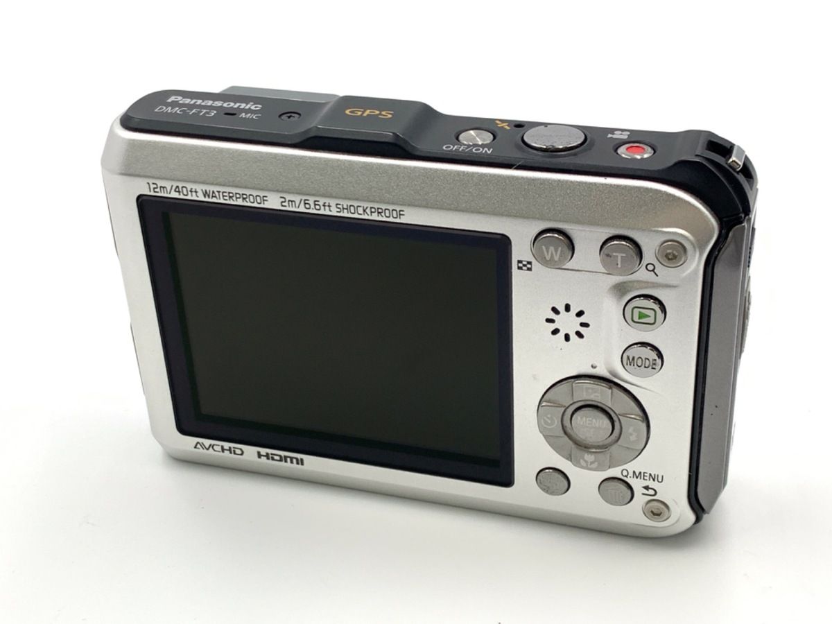 並品 パナソニック LUMIX DMC FT 3 プレシャスシルバー