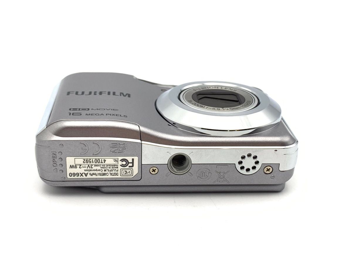  並品 フジフイルム FinePix AX 660 シルバー コンパクトデジタルカメラ デジタルカメラ