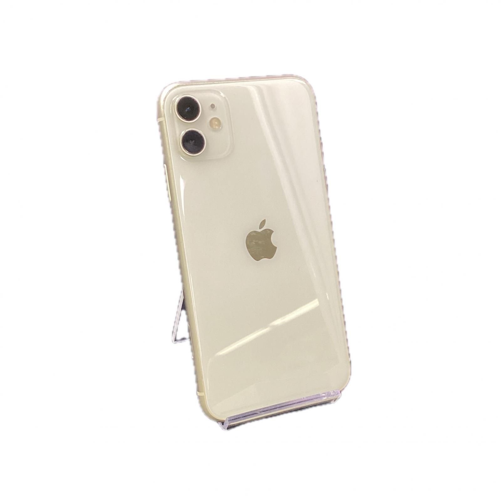 iPhone 11 128GB ホワイト SIMフリー 白ロム 動作確認済 74%【全額返金