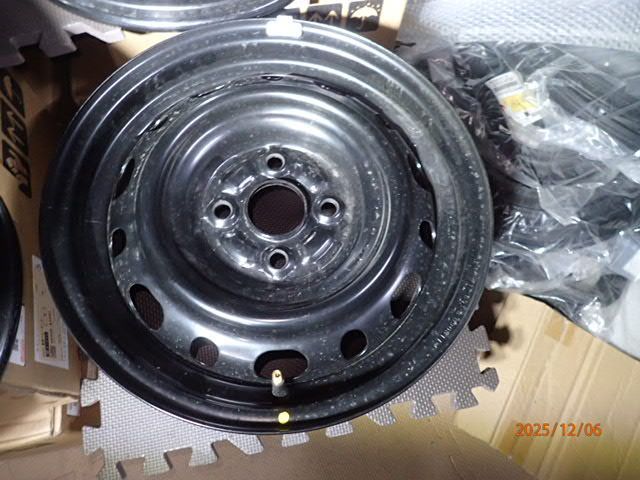  4本 マツダ デミオ DE 3 FS 14 x 6 J スチール 軽四流用 14インチ ホイール