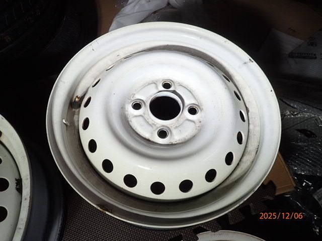 4本 ホンダ N BOX スラッシュ WGN ONE 14 x 4 5 J スチール ホワイト TY 7 A