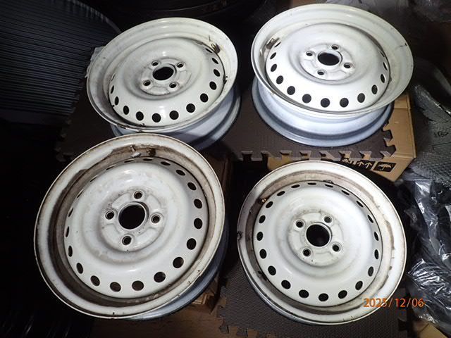 4本 ホンダ N-BOX スラッシュ N-WGN N-ONE 14x4.5J 純正 スチール