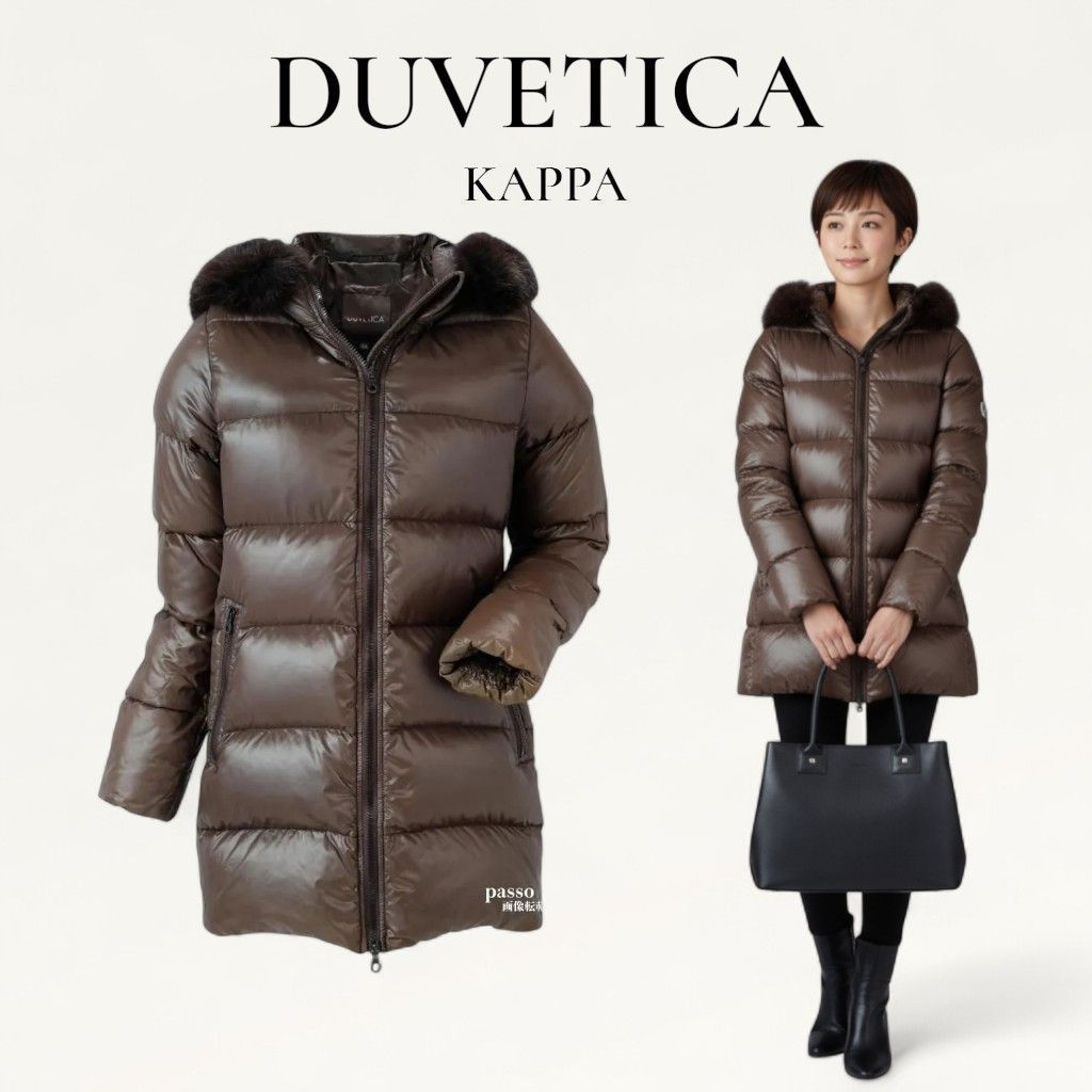 美品】DUVETICA デュベティカ KAPPA フォックスファー フード ロング