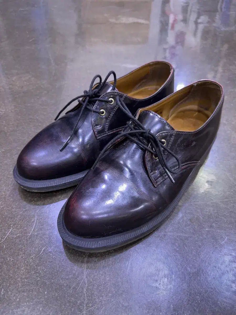 DR MARTENS ドクターマーチン ブロック シュー 靴 バーガンディ 260