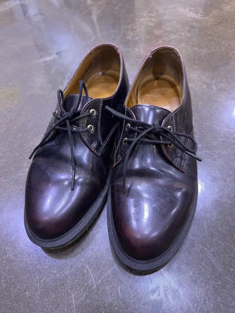 DR MARTENS ドクターマーチン ブロック シュー 靴 バーガンディ 260