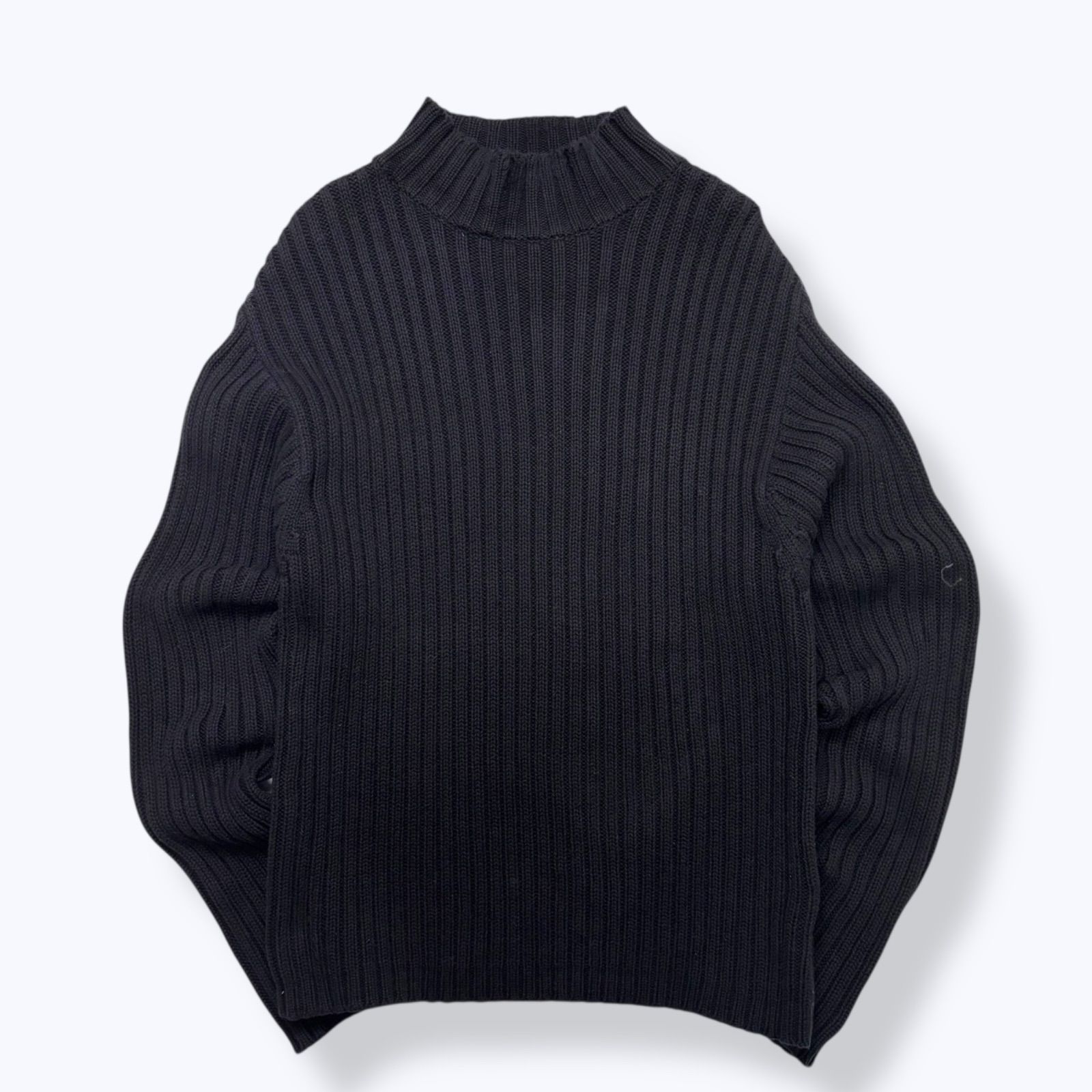 当日発送フォロー割90’s old GAP コットンニット　ブラック　XL 90s 2000s OLD GAP Cotton Knit ギャップ オールド ギャップ コットン
