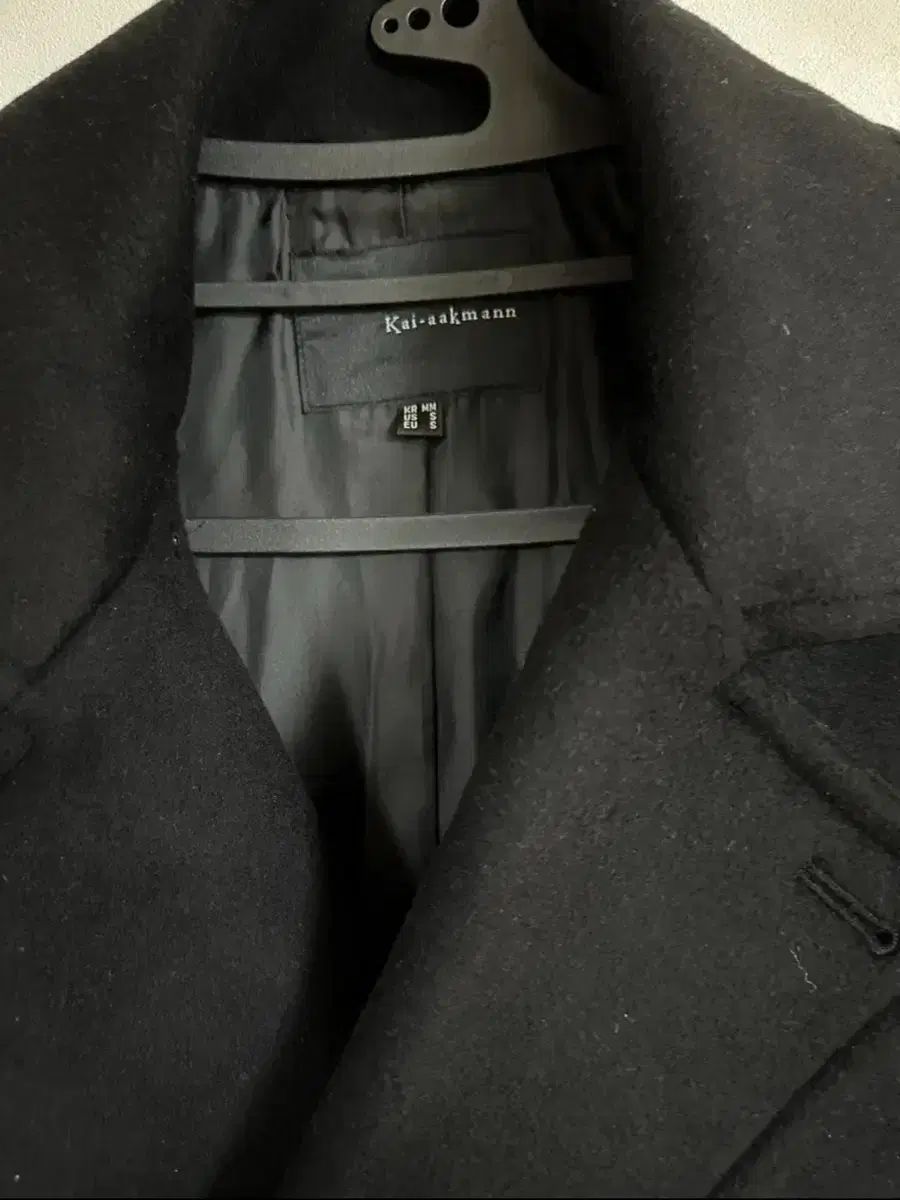 KAI AAKMANN カイアークマン ブラック ウールコート