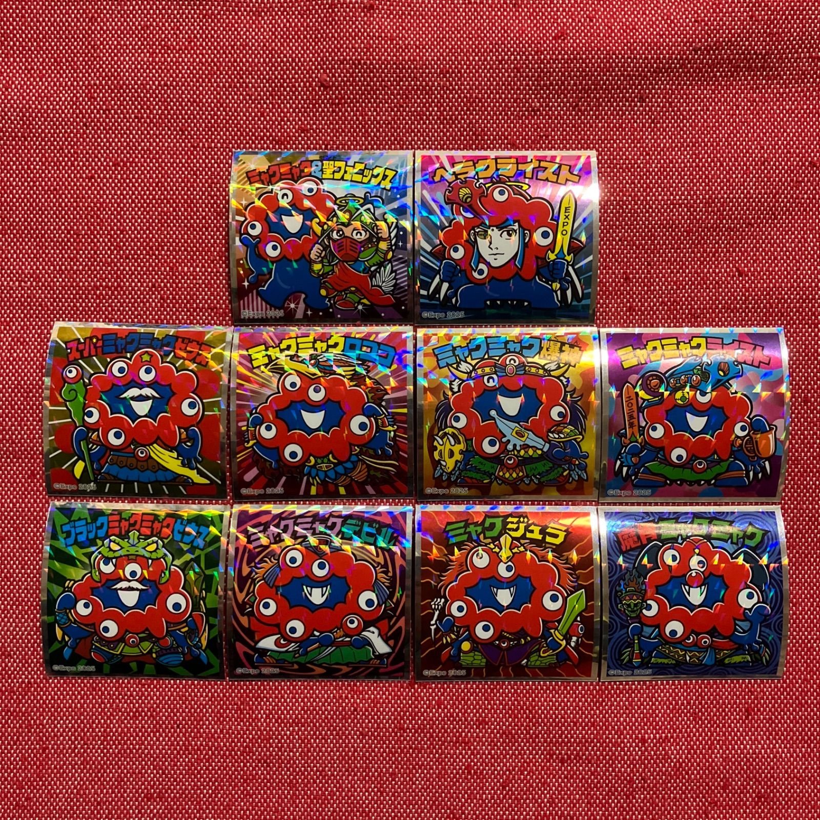 フルコンプ ミャクミャクマンチョコ ビックリマンシール