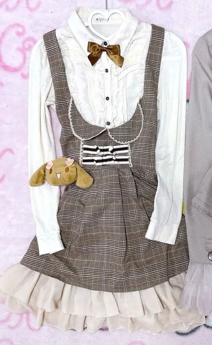 ピンク セス ヴィンテージ ラテ ギャル セットアップ ブラウス スカート リズリサ ヒメ アクシーズファム コート