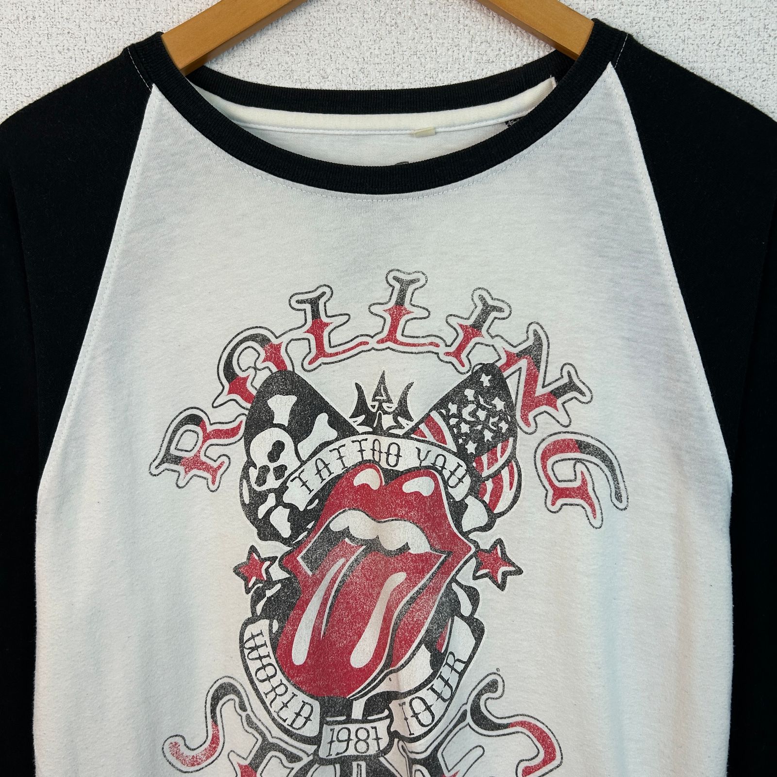 The Rolling Stones ローリングストーンズ 長袖 Tシャツ ラグラン ロン